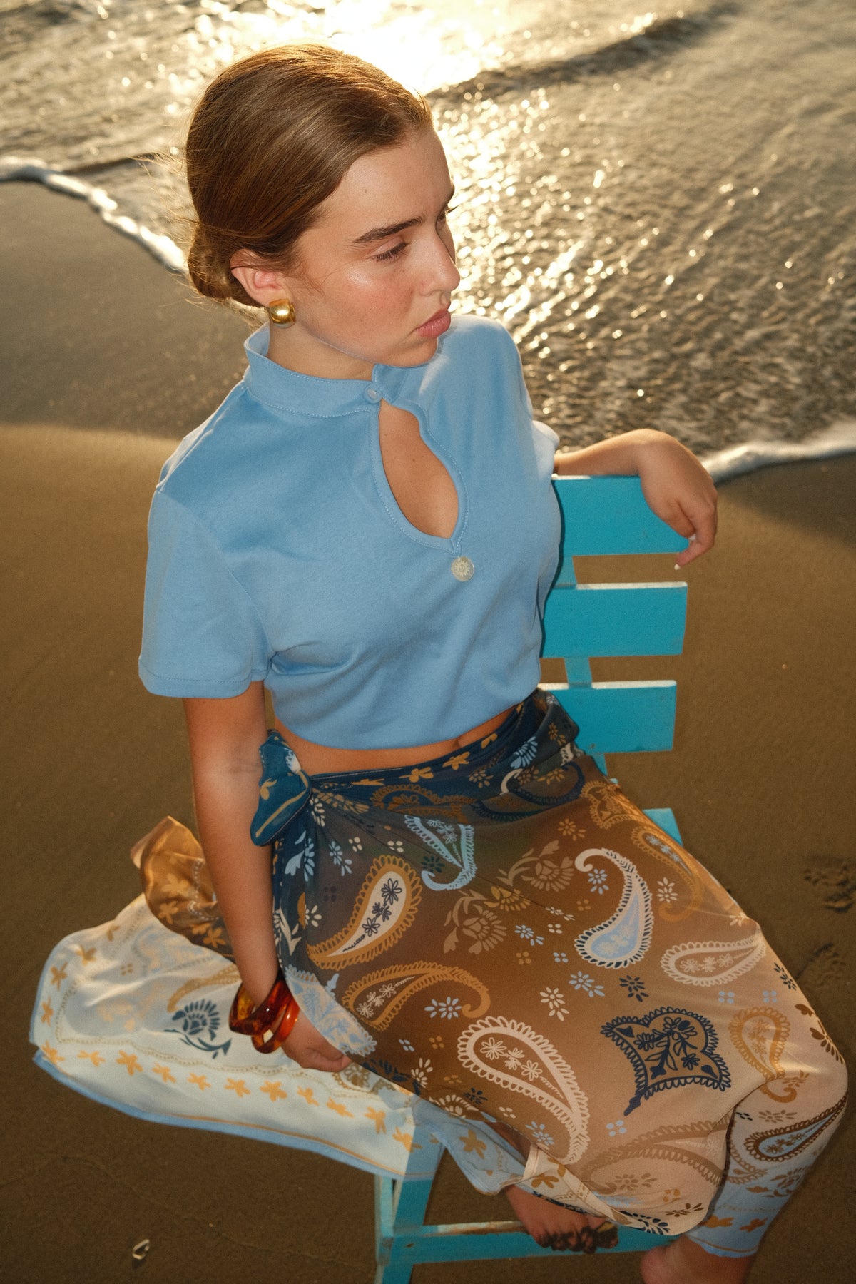 TOP ROMANTICO MARE