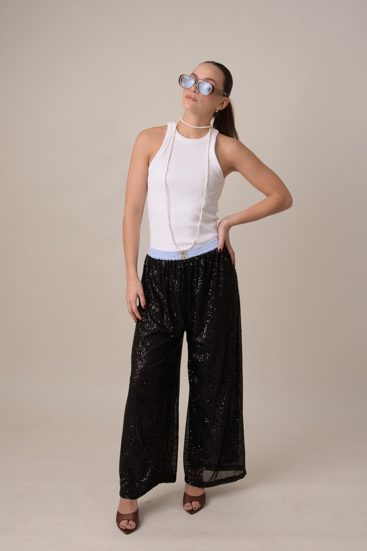 SPARKLING PANTS NOCHE