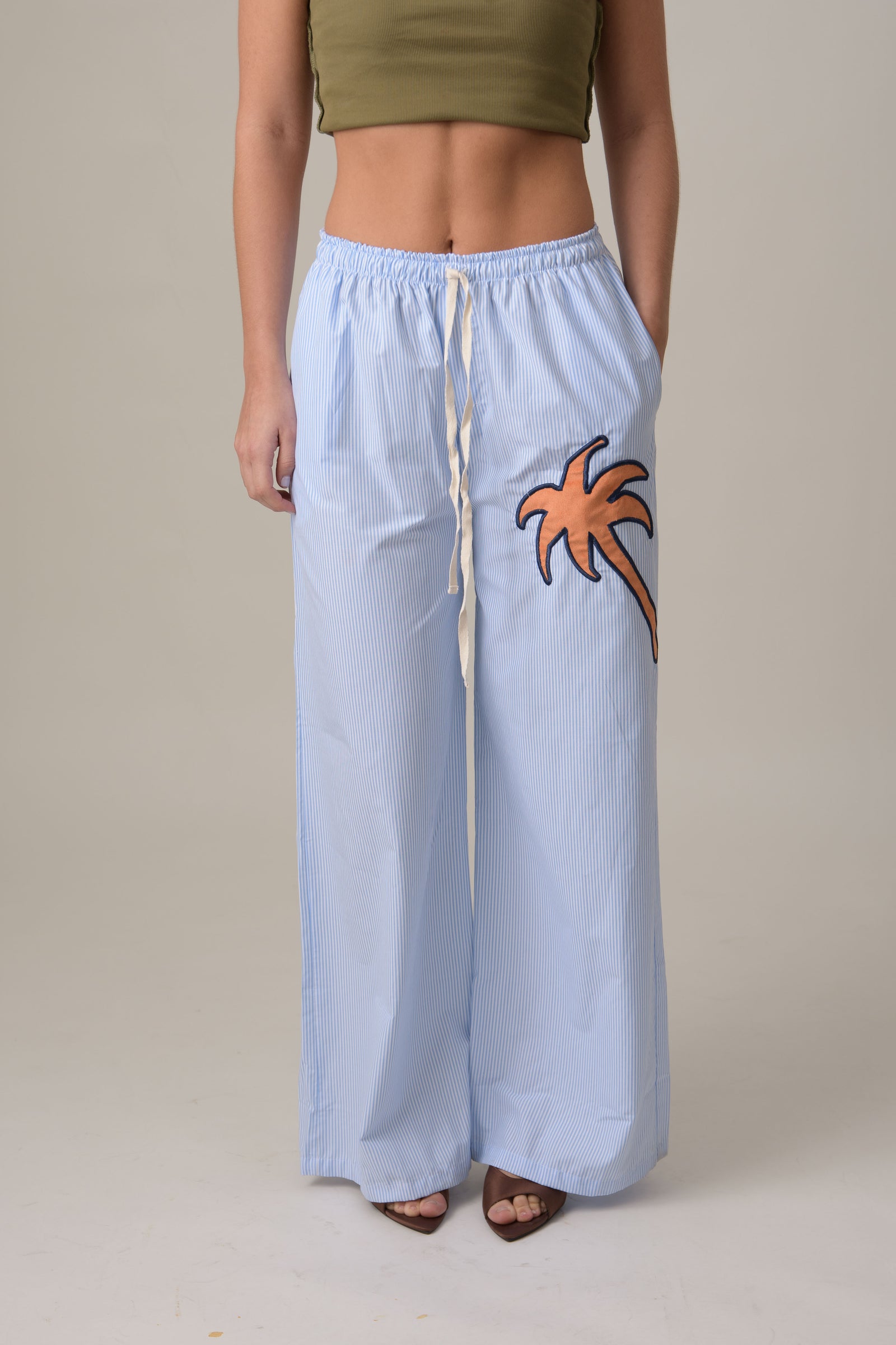 COTTON PANTS CIELO