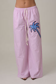 COTTON PANTS GRANATE