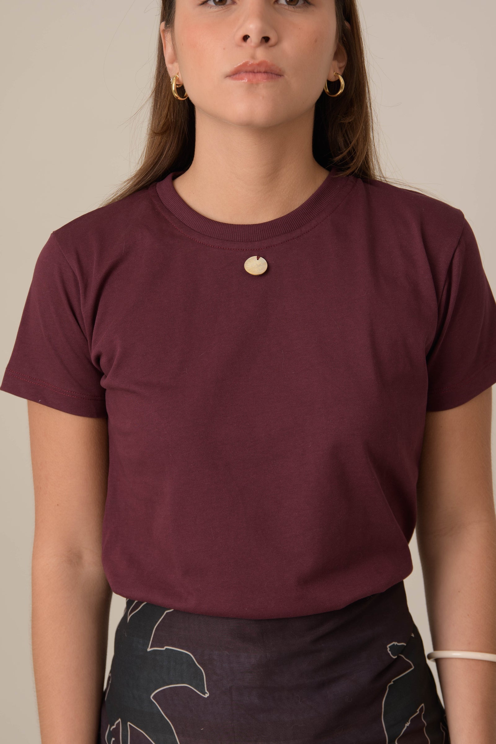 T SHIRT NACAR VINO
