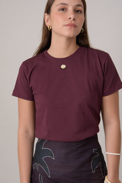 T SHIRT NACAR VINO