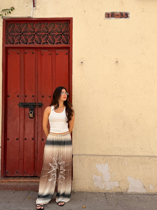 noche con sol/SOL BRILLI PANTS