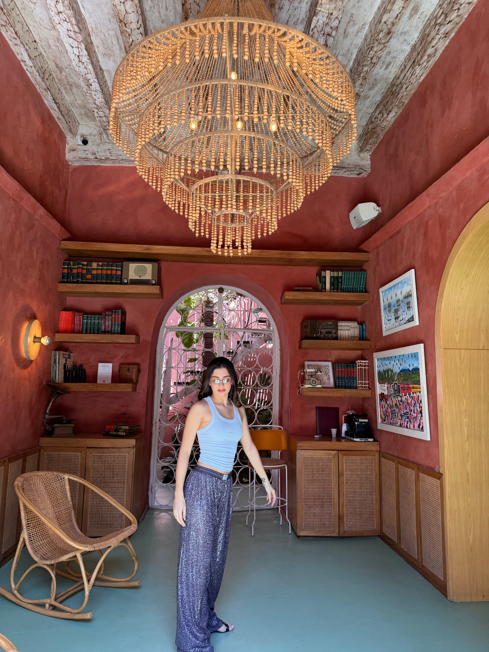 BERENJENA SPARKLE PANTS